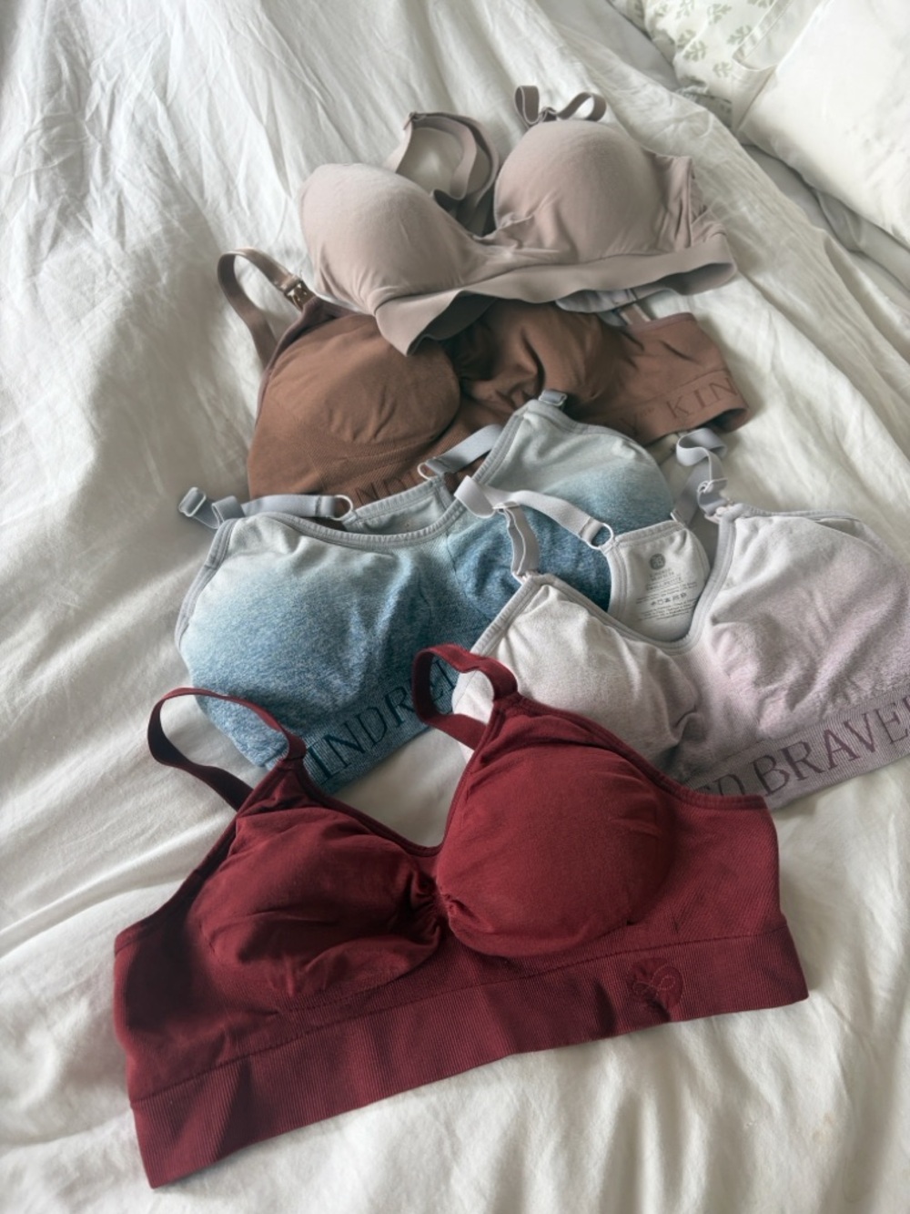 Kindred Bravely Nursing Bras set of 5